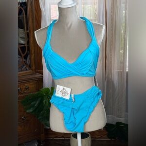 ☀️SUMMER CLEARANCE SALE☀️ Becca Blue Halter Bikini Set